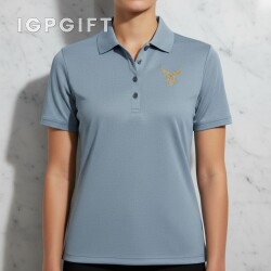 女士休闲圆领Polo衫
